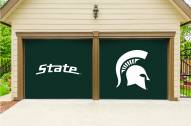 Michigan State Spartans Split Garage Door Banner