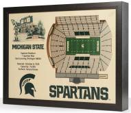Michigan State Spartans 25-Layer StadiumViews 3D Wall Art