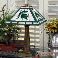 Michigan State Spartans Stained Glass Mission Table Lamp