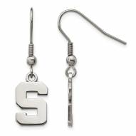 Michigan State Spartans Stainless Steel Dangle Earrings