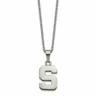 Michigan State Spartans Stainless Steel Pendant Necklace