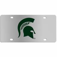 Michigan State Spartans Steel License Plate Wall Plaque