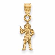 Michigan State Spartans Sterling Silver Gold Plated Small Pendant