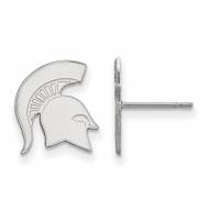 Michigan State Spartans Sterling Silver Small Post Earrings