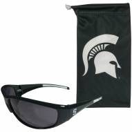 Michigan State Spartans Sunglass and Bag Set