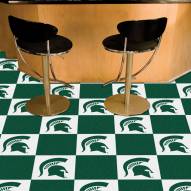 Michigan State Spartans Team Carpet Tiles