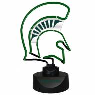 Michigan State Spartans Team Logo Neon Lamp