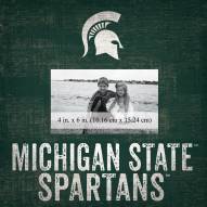 Michigan State Spartans Team Name 10" x 10" Picture Frame
