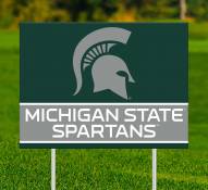 Michigan State Spartans Team Name Yard Sign