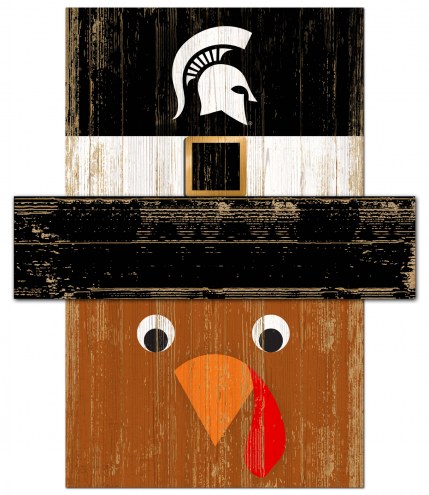 Michigan State Spartans Turkey Head Sign