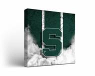 Michigan State Spartans Vintage Canvas Wall Art
