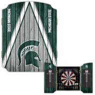 Michigan State Spartans Dartboard Cabinet