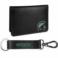 Michigan State Spartans Weekend Bi-fold Wallet & Strap Key Chain