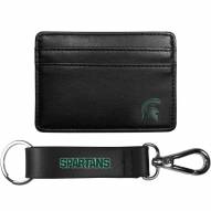 Michigan State Spartans Weekend Wallet & Strap Key Chain