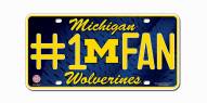 Michigan Wolverines #1 Fan License Plate