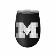 Michigan Wolverines 10 oz. Stealth Blush Wine Tumbler