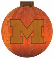 Michigan Wolverines 12" Halloween Pumpkin Sign