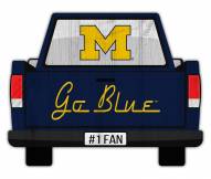 Michigan Wolverines 12" Truck Back Cutout Sign