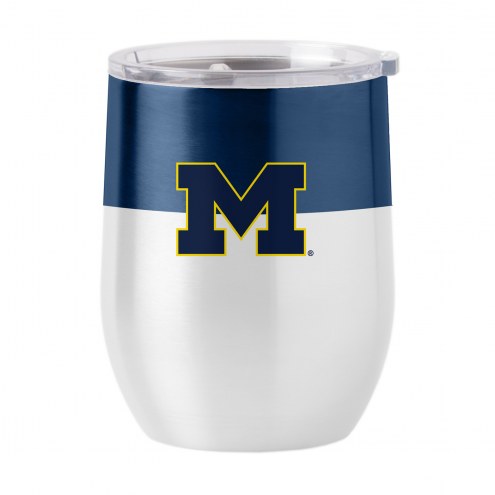 Michigan Wolverines 16 oz. Gameday Stainless Curved Beverage Tumbler