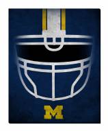 Michigan Wolverines 16" x 20" Ghost Helmet Canvas Print