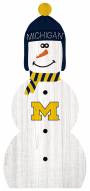 Michigan Wolverines 31" Snowman Leaner