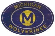 Michigan Wolverines 46" Heritage Logo Oval Sign