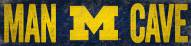 Michigan Wolverines 6" x 24" Man Cave Sign