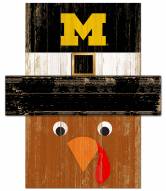 Michigan Wolverines 6" x 5" Turkey Head