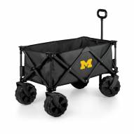 Michigan Wolverines Adventure Wagon with All-Terrain Wheels