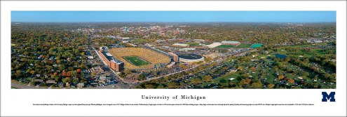 Michigan Wolverines Aerial Unframed Panorama