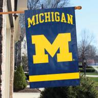 Michigan Wolverines Applique Banner Flag