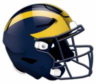 Michigan Wolverines Authentic Helmet Cutout Sign