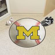 Michigan Wolverines Baseball Rug