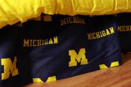Michigan Wolverines Bed Skirt