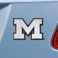 Michigan Wolverines Chrome Metal Car Emblem