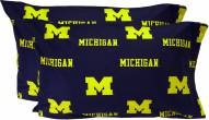 Michigan Wolverines Printed Pillowcase Set