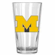 Michigan Wolverines College 16 Oz. Pint Glass 2-Piece Set