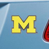 Michigan Wolverines Color Car Emblem