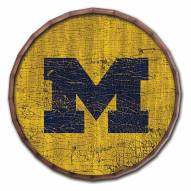 Michigan Wolverines Cracked Color 24" Barrel Top