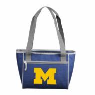 Michigan Wolverines Crosshatch 16 Can Cooler Tote
