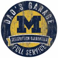 Michigan Wolverines Dad's Garage Sign