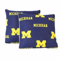 Michigan Wolverines Decorative Pillow Set