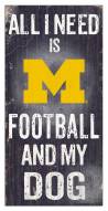 Michigan Wolverines Football & My Dog Sign