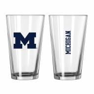 Michigan Wolverines 16 oz. Gameday Pint Glass