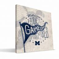 Michigan Wolverines Gameday Vibes Canvas Print