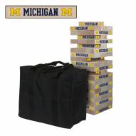 Michigan Wolverines Giant Wooden Tumble Tower Game