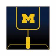 Michigan Wolverines Goal Gradient 10" x 10" Sign