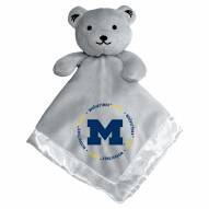 Michigan Wolverines Gray Infant Bear Security Blanket
