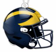 Michigan Wolverines Helmet Ornament