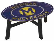 Michigan Wolverines Heritage Logo Coffee Table